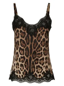 DOLCE & GABBANA - Leopard Print Silk Top #1129875