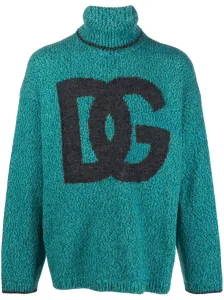 DOLCE & GABBANA - Wool Blend High Neck Sweater #1151554