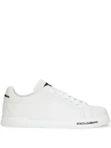 DOLCE & GABBANA - Portofino Leather Sneakers #1264640