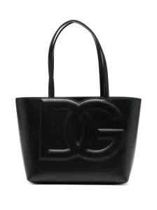 DOLCE & GABBANA - Dg Logo Small Leather Tote Bag #1268644