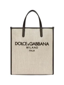 DOLCE & GABBANA - Logo Cotton Tote Bag #1147776