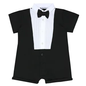 Dolce & Gabbana Baby Boys Tuxedo Playsuit Black 3M
