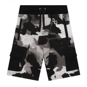 Dolce & Gabbana Boys Camouflage Shorts 2Y