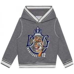 Dolce & Gabbana Boys Tiger Sweatshirt Grey 12Y