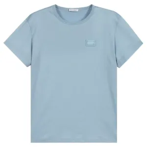 Dolce & Gabbana Boys Cotton T-shirt Blue 10Y