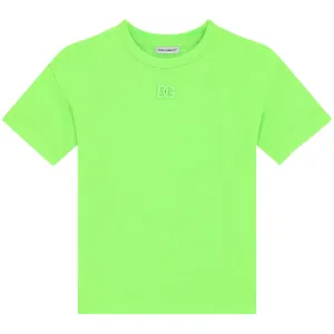 Dolce & Gabbana Boys Logo T-shirt Green 12Y