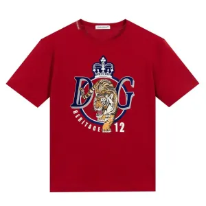 Dolce & Gabbana Boys Tiger T-shirt Red 10Y