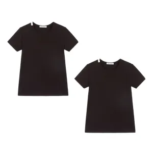 Dolce & Gabbana Boys Twin-pack Cotton T-shirt Black 2Y