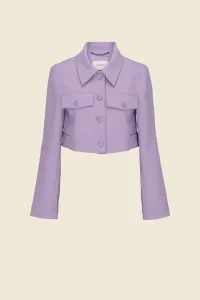 CROPPED JACKET WITH COLLAR #84676