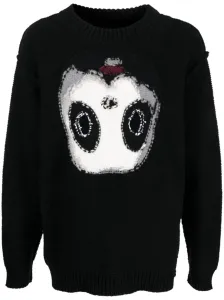 DOUBLET - Panda Wool Blend Crewneck Sweater #1154492