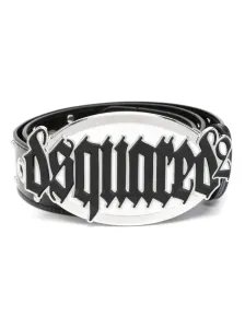 DSQUARED2 - Gothic Logo Leather Belt #1241739