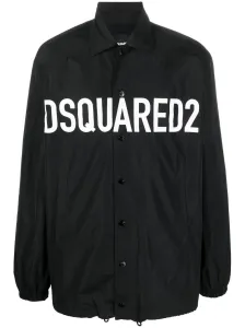 DSQUARED2 - Linen Blend Jacket With Logo #799893