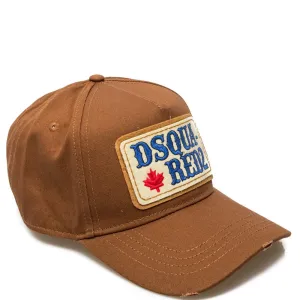Dsquared2 Men's Patch Logo Cap Brown One Size