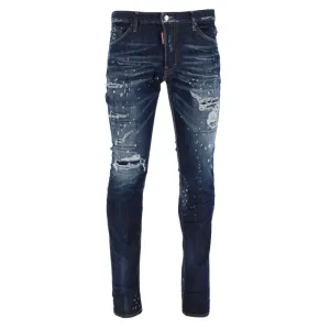 Dsquared2 Men's Ripped Cool Guy Jeans Dark Blue 32W