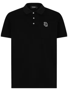 DSQUARED2 - Logo Cotton Polo Shirt #1235704