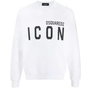 Dsquared2 Men's Icon Print Sweatshirt White S