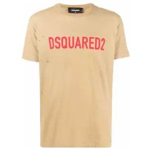Dsquared2 Mens Cool T-shirt Beige XXL