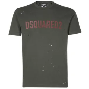 Dsquared2 Mens Cool T-shirt Khaki Large
