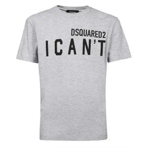 Dsquared2 Men's Canadian Graphic Print T-shirt Grey XXL