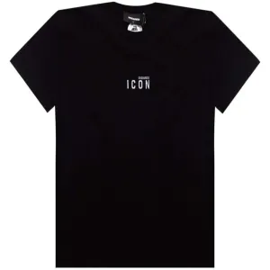 Dsquared2 Men's Mini Icon Print Cotton Jersey T-shirt Black S