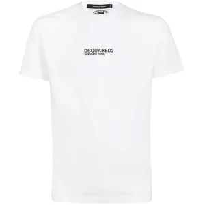 White T-shirts Dsquared2