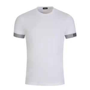 Dsquared2 Men's Underwear Logo Cuff T-shirt White L