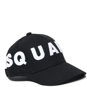 Dsquared2 Boys Logo Embroidered Cap Black III