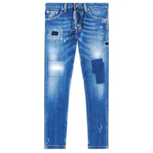 Dsquared2 Boys Skater Jeans Blue 10Y #4300