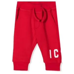Dsquared2 Boys Icon Print Track Pants Red 18M