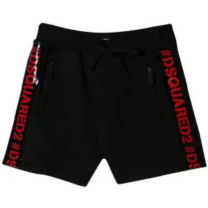Dsquared2 Boys Side Logo Shorts Black 12Y #4278