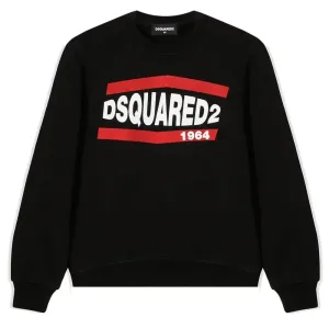 Dsquared2 Boys Cotton Sweater Black 10Y #3592