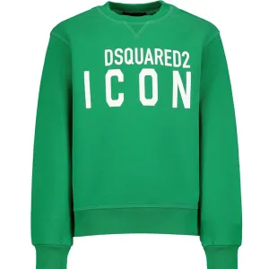 Dsquared2 Boys Icon Sweater Green 8Y