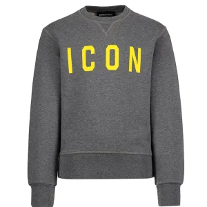Dsquared2 Boys Icon Sweater Grey 10Y #3811