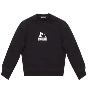Dsquared2 Boys Logo Sweater Black 4Y #4118