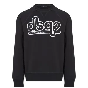 Dsquared2 Boys Logo Sweater Black 4Y #4125