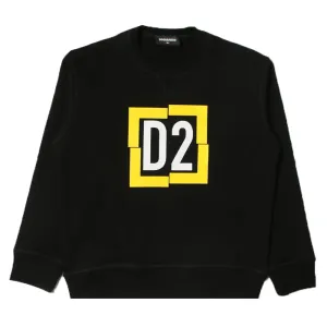 Dsquared2 Boys Logo Sweater Black 4Y #4132