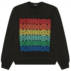 Dsquared2 Boys Multi Logo Sweater Black 14Y