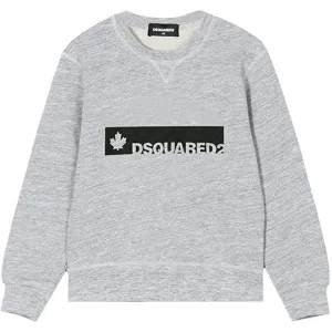 Dsquared2 Boys Printed Logo Sweater Grey 8Y