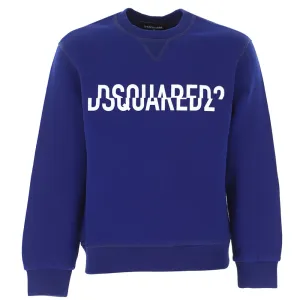 Dsquared2 Boys Split Logo Sweatshirt Blue 12Y
