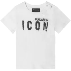 Dsquared2 Baby Boys Icon T=Shirt White 18M