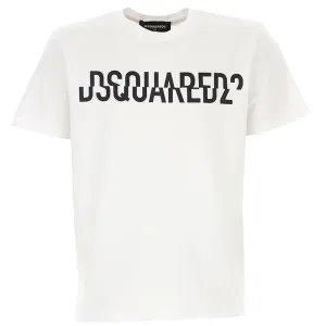 Dsquared2 Boys Cotton T-shirt White 8Y #3665