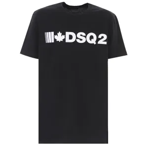 Dsquared2 Boys Logo T-shirt Black 8Y #4159
