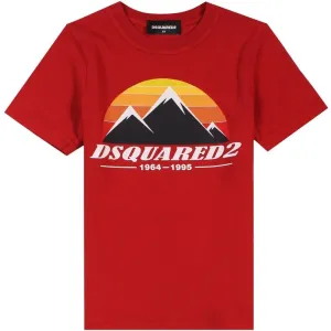 Dsquared2 Boys Mountain T-shirt Red 8Y