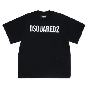 Dsquared2 Boys Slouch Fit T-shirt Black 12Y