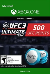 EA SPORTS UFC 3 - 500 UFC POINTS Xbox Live Key GLOBAL