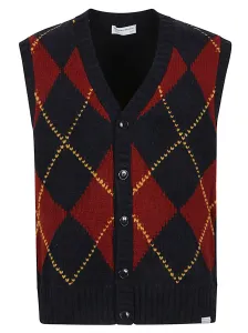 EDMMOND STUDIOS - Argyle Wool Vest #1236903
