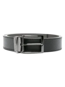 EMPORIO ARMANI - Leather Reversible Belt #1274410