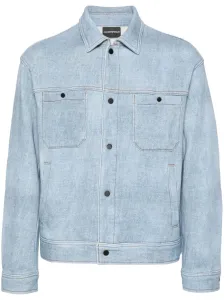 EMPORIO ARMANI - Cotton Shirt Jacket #1277763