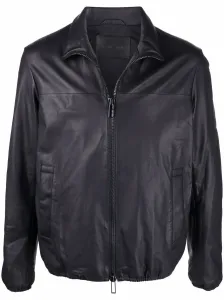 EMPORIO ARMANI - Leather Blouson Jacket #1285837
