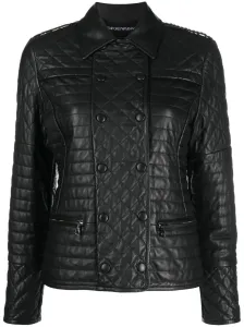 EMPORIO ARMANI - Quilted Leather Jacket #66562